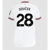 West Ham United Tomas Soucek #28 Udebanetrøje 2023-24 Kortærmet